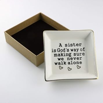 Sister Gifts from Sister Jewelry Dish Holder Unique Gifts for Sister
