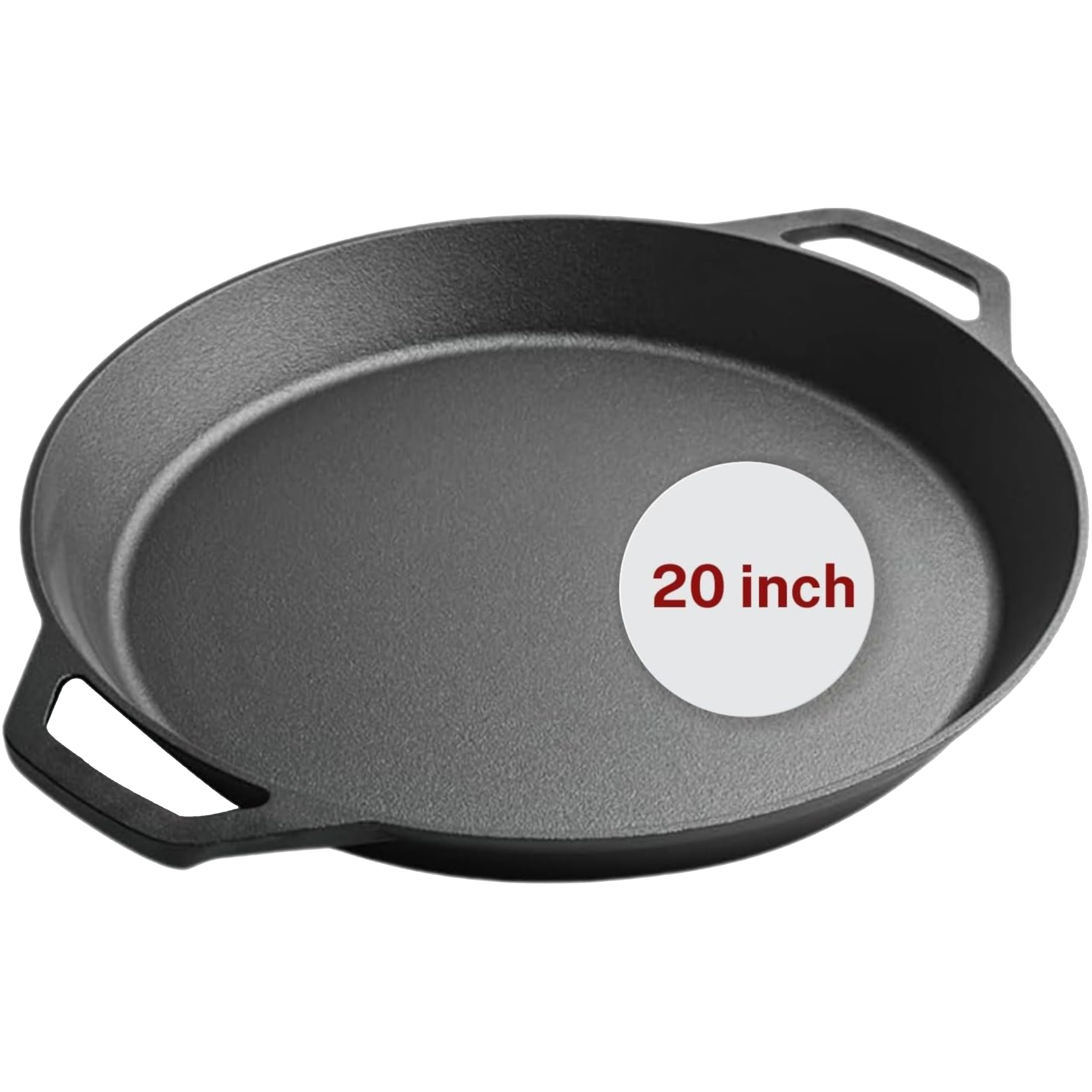 Amazon.com: Colenza Large Cast Iron Skillet 20 Inch, Pre Seasoned