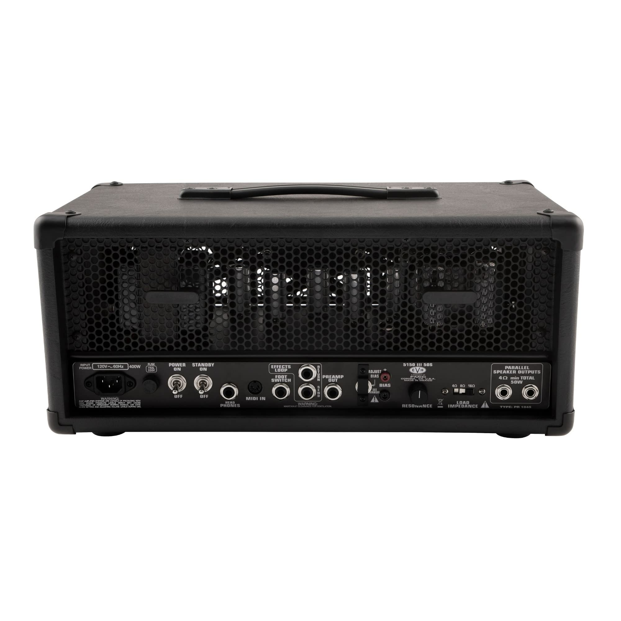 Amazon.com: EVH 5150III 50S 6L6 50-watt Tube Head - Black Stealth 