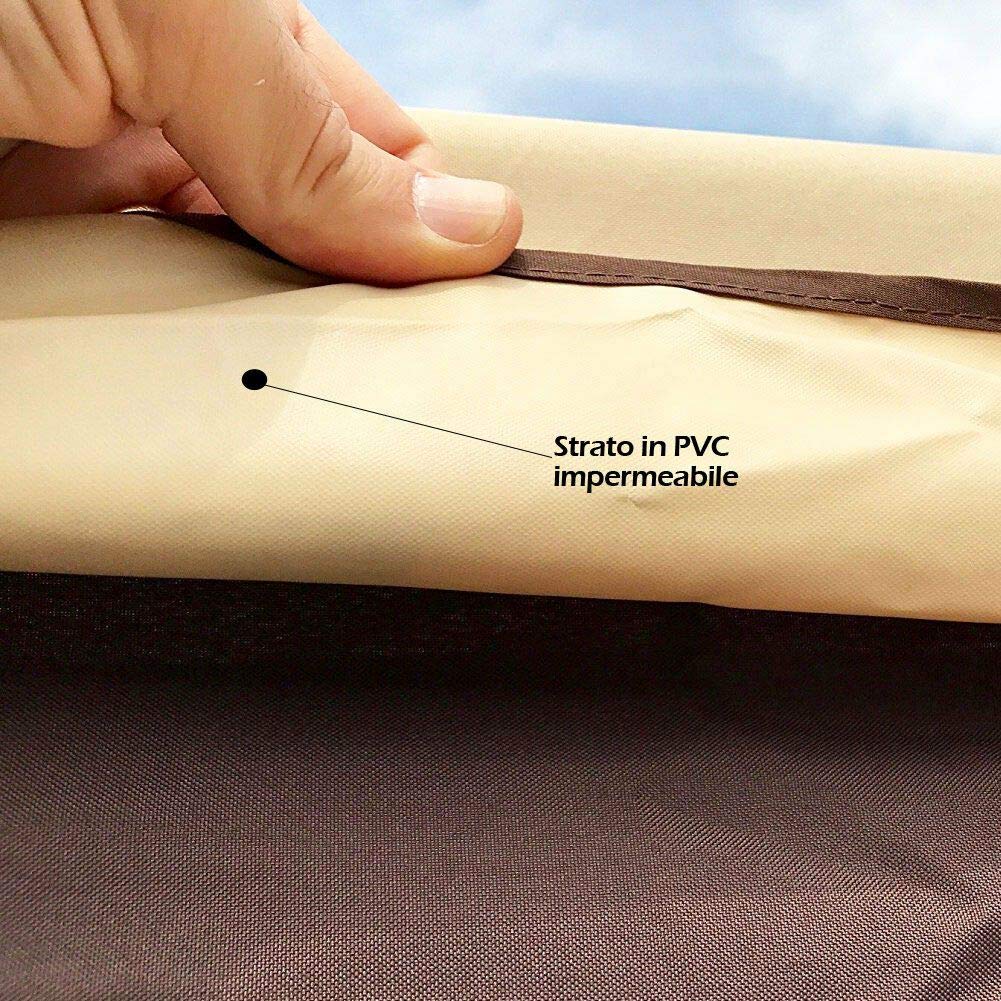 San Marco telo di ricambio gazebo 3x4 mt bianco ecrù 380 gr