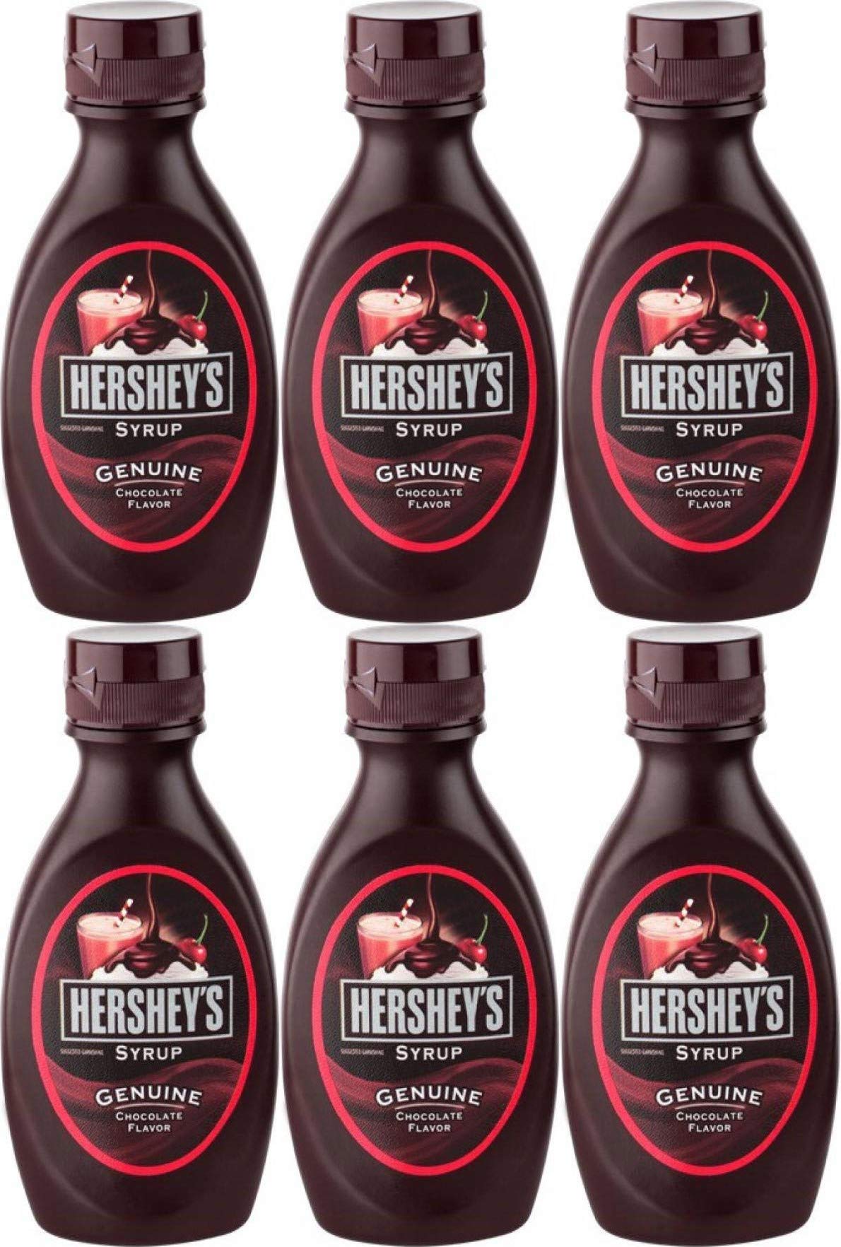 Hershey's Syrup - Chocolate Flavor, 200g - (Pack of 6)