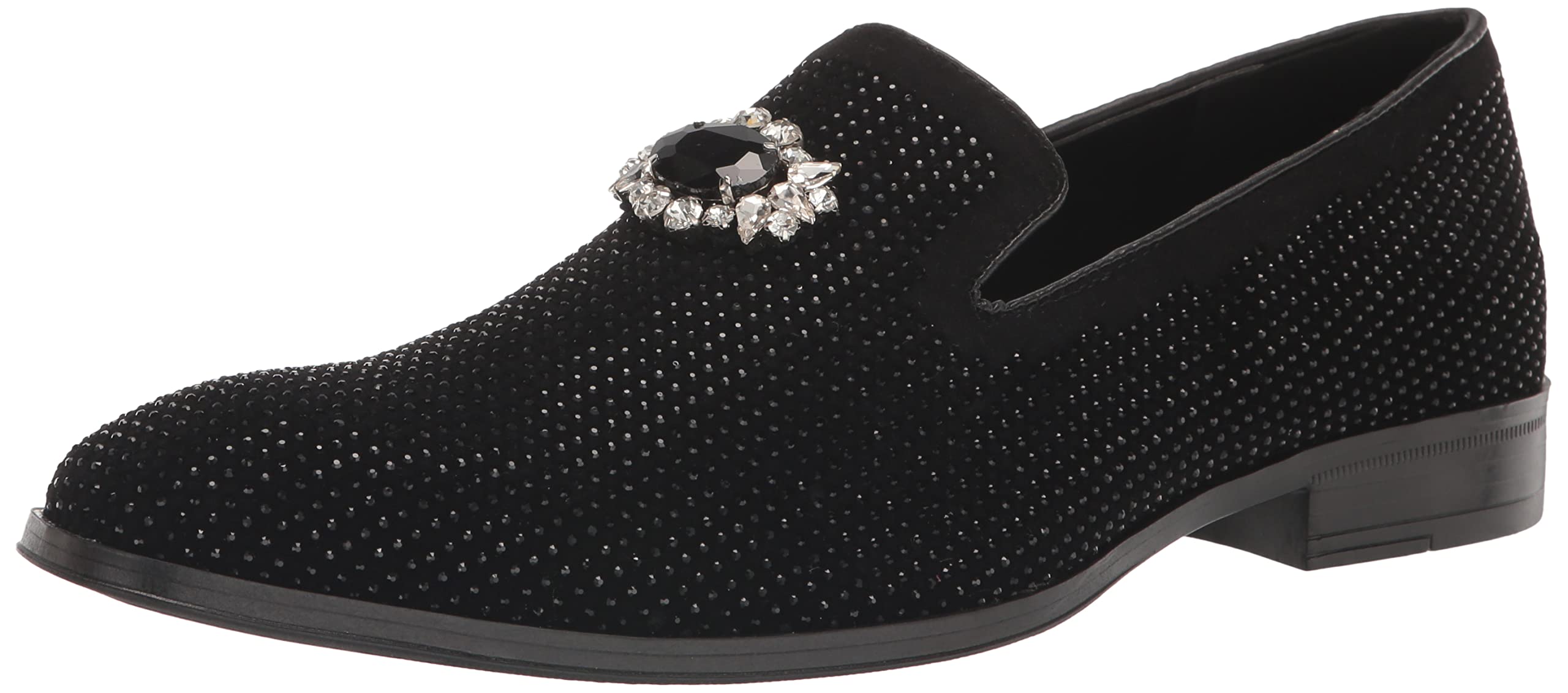 Stacy Adams Men's Spark Brooch & Rhinestone Slip on