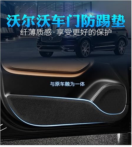 Miniatura 2 de Adhesivos para puerta de automóvil Volvo Xc40 XC90 XC60, calcomanías antipatadas, anti-arañazos, para el cuidado de la puerta del automóvil (color