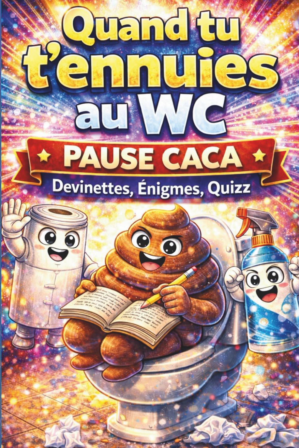 quand tu t'ennuies au wc pause caca: devinettes énigmes quizz