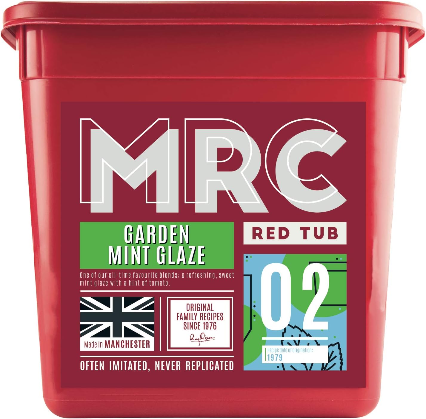 MRC Garden Mint Glaze 2.5 kg – Professional Steak Seasoning for Lamb & Beef – Sweet & Refreshing Bulk Marinade – Free from MSG, Preservatives & Artificial Additives – Made in Manchester