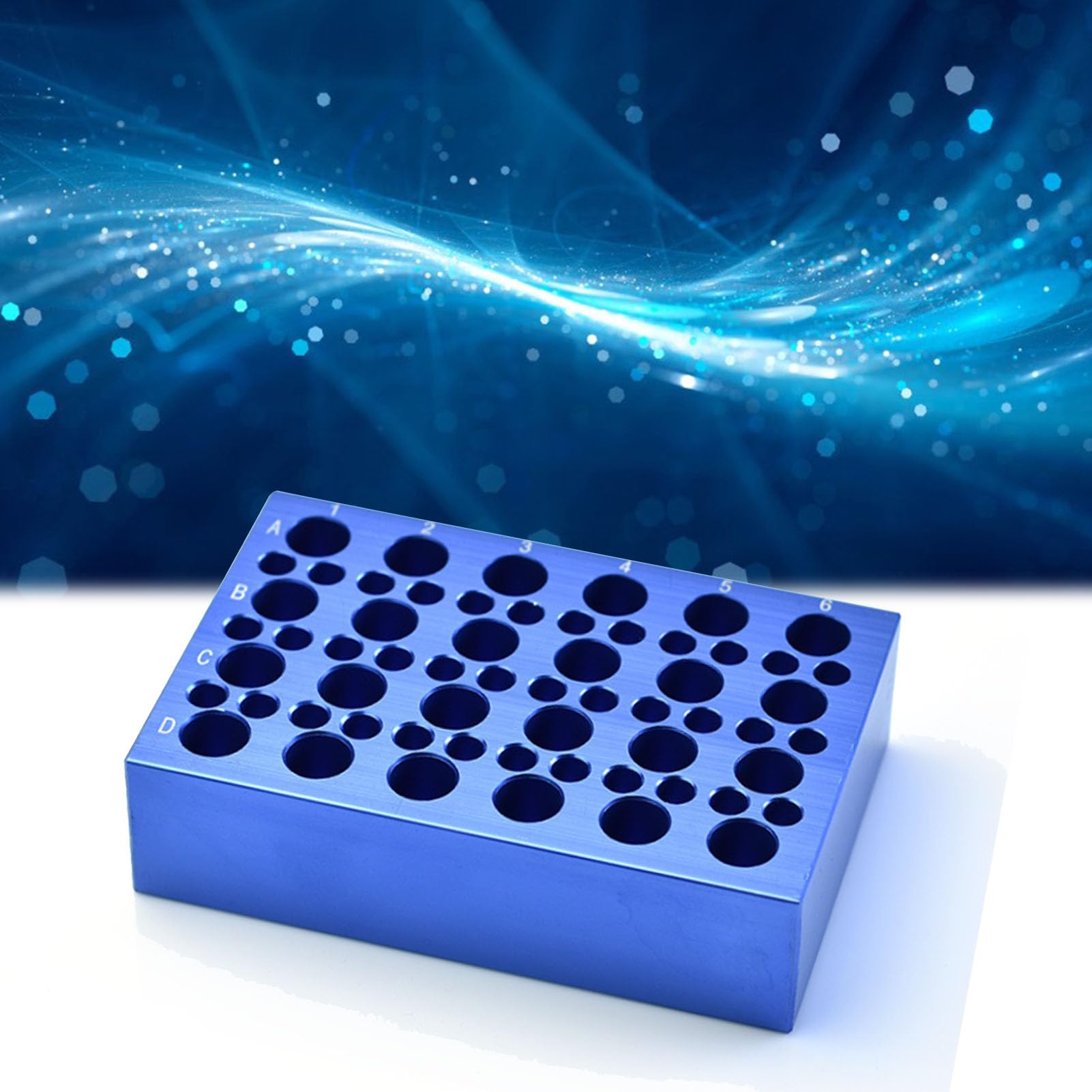 60-dołkowy Aluminiowy Blok Chłodzący PCR, 0,2 Ml 1,5 Ml Probówki