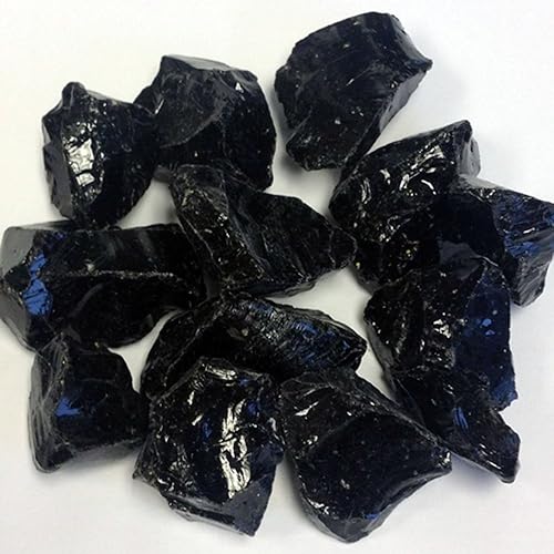 Miniatura 10 de Hiland Cristal para hoguera, Vidrio reflectante, Dorado