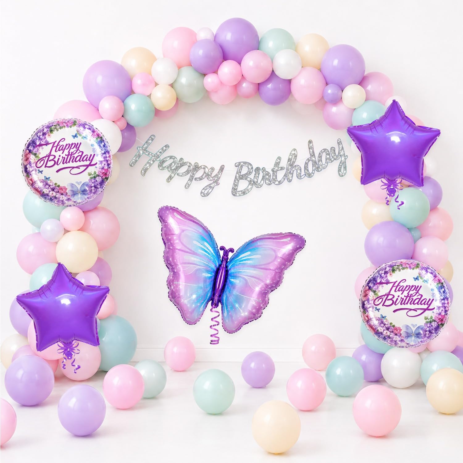 Under The Sea Birthday Decorations - 58 Pcs -10 Under The Sea Birthday Decorations - 58 Pcs -10