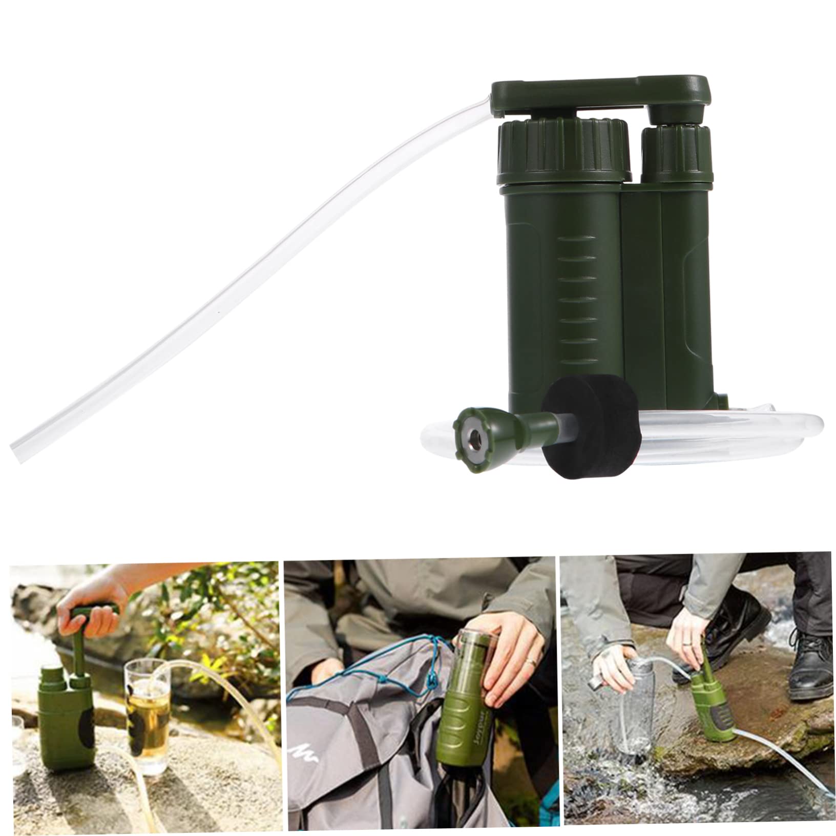 LIOOBO Filter Camping Hiker Filter Portable Emergency Survival Purifier for Backpacking Capacity