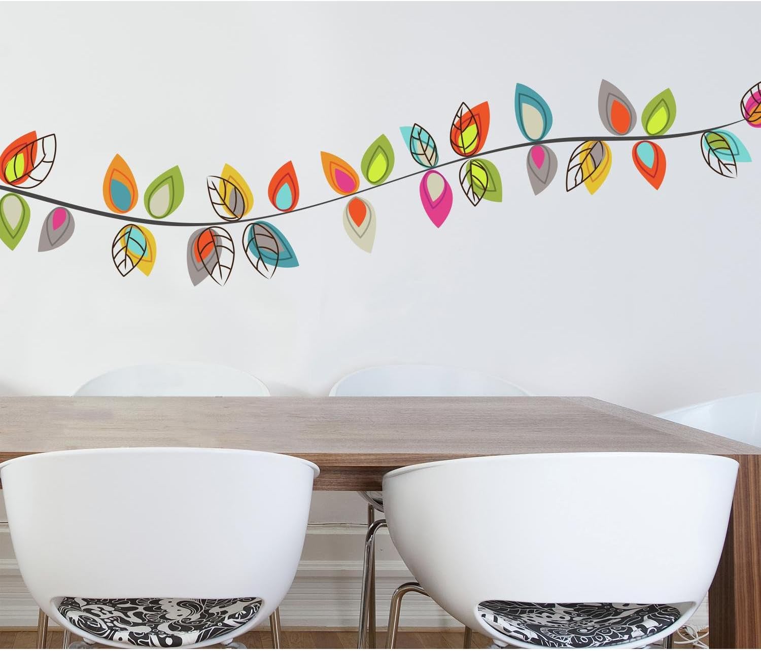 Mia & Co MIA724 Darjeeling Transfer Wall Decals and Peel and Stick Wall