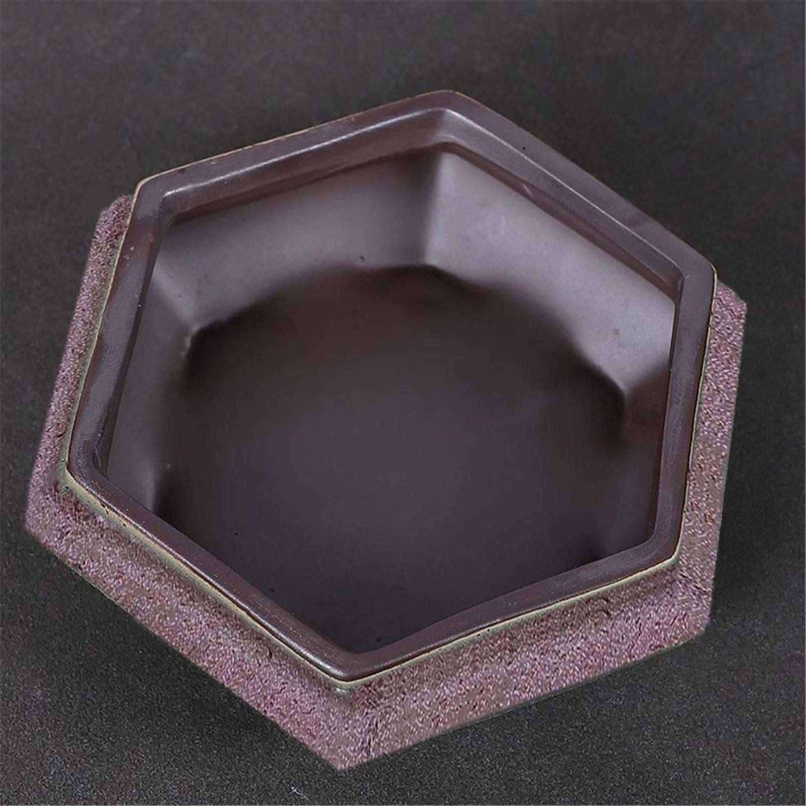 Sottovasi per Fiori Piattino for Fiori Esagonale in Ceramica Cinese con Vassoio antigoccia Vaso