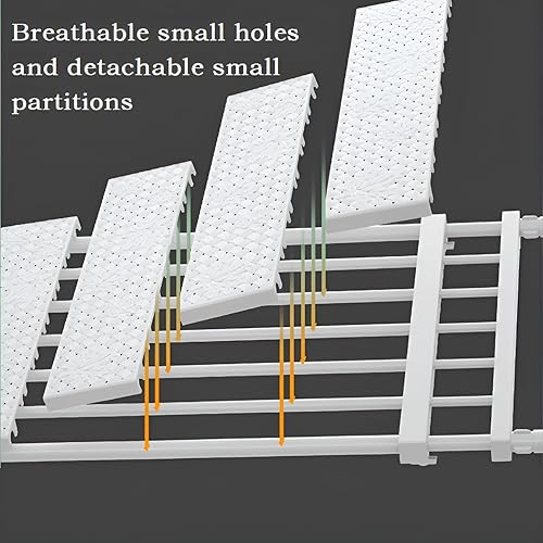 Miniatura 2 de Organizador de armario ajustable, estante de almacenamiento para armario, estante de cocina, ahorro de espacio, estantes decorativos de armario,