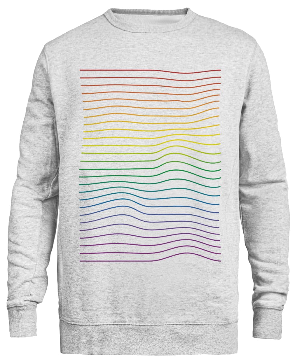 Orgoglio LGBT+ Sweatshirt Grigia Unisex Eco-Friendly Unisex Grey Sweatshirt Eco-Friendly Crewneck