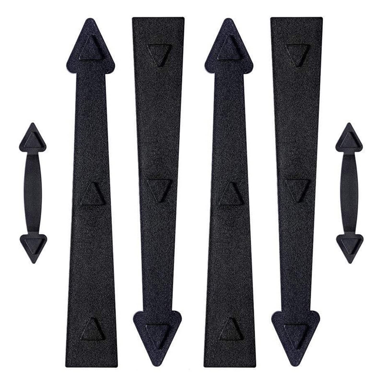 Decorative Garage Door Hardware Kit, Garage Door Handle Hinges for Garage Doors, Barn Doors and More