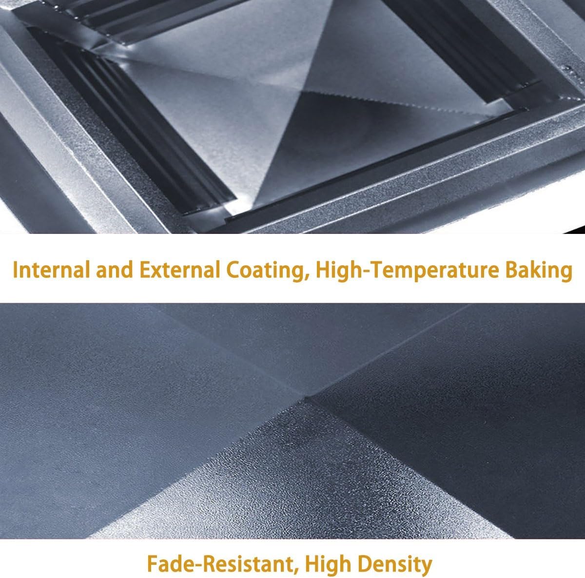 Fireplace Chimney Cap, 12 14 16 18 20 22 24in Aluminum Alloy Chimney Cover, Square Roof Vent Cover For Outdoor Flue