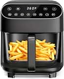 Electactic 5QT Glass Air Fryer, PFAS Free & Non Toxic, Coating-Free — image 1