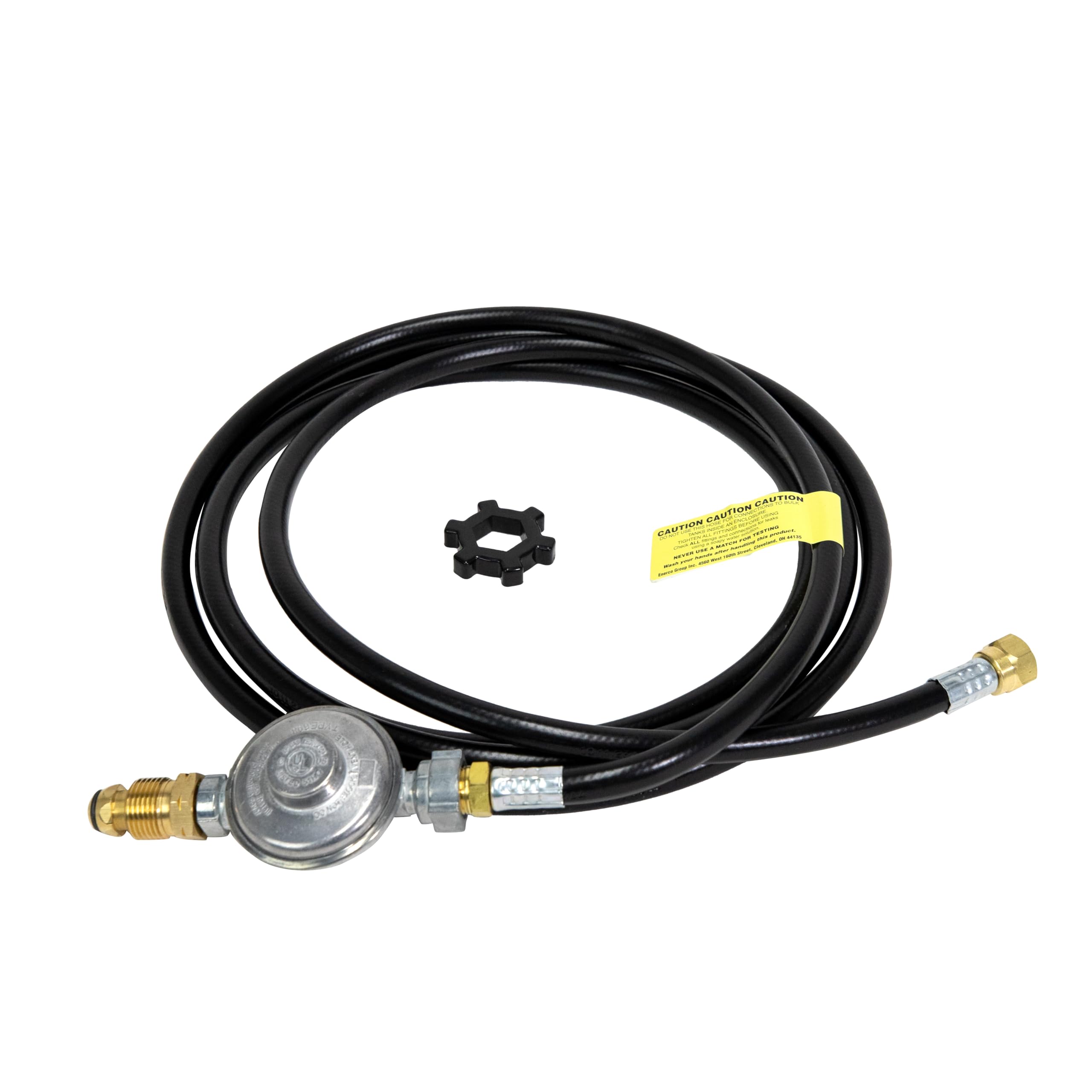 Mr. Heater 12-Feet Hose/Regulator Assembly with Restricted Flow Soft Nose P.O.L.