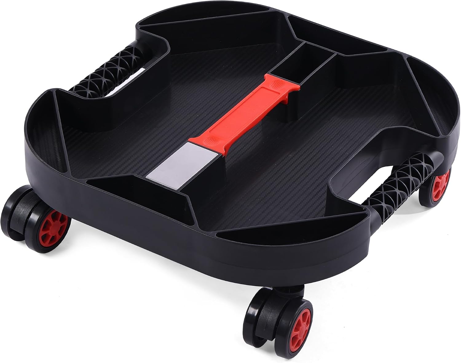 MaxWorks Rolling Under-Car Tool Tray with Swivel Casters 50 lb Capacity Creeper Tool Organizer with Magnetic Receiver Plate for Mechanics & Garage 51072