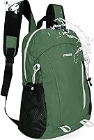 Vista 15 de Mochila de senderismo resistente al agua de 15L, mochila pequeña de viaje al aire libre, mochila ligera de día con bucles para herramientas