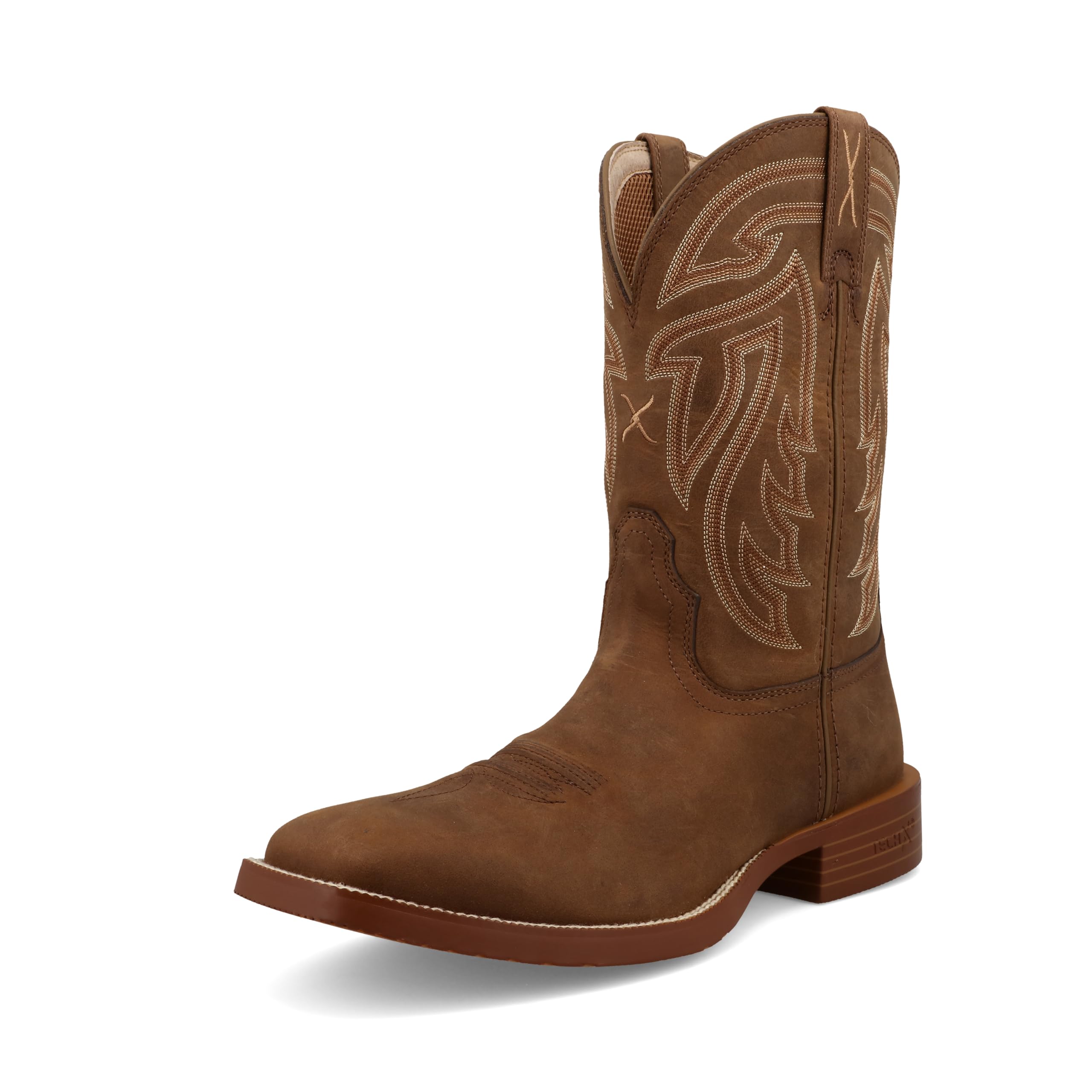 Twisted X Men's 11" Pull On Tech X Western Boot, Coffee, 10.5 EE