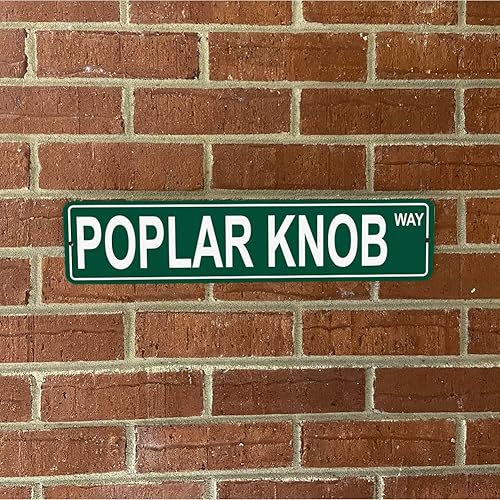 Vista 493 de Ohio Mountains Pick Your Mountain Compatible/repuesto para Ballards Hill United States Mountain Aluminio Metal Tin Street Sign Style decoración