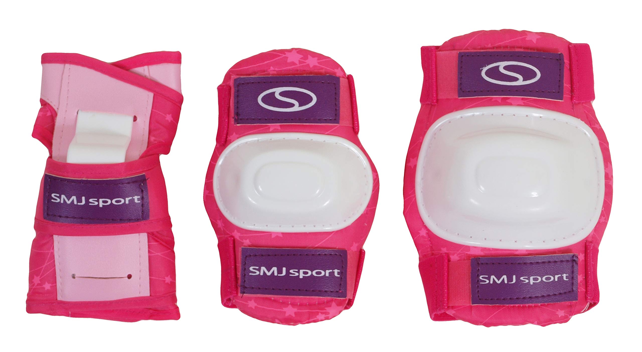SMJ - Set 2 in 1 per bambine e ragazze, pattini in linea regolabili, set di protezioni + casco + custodia