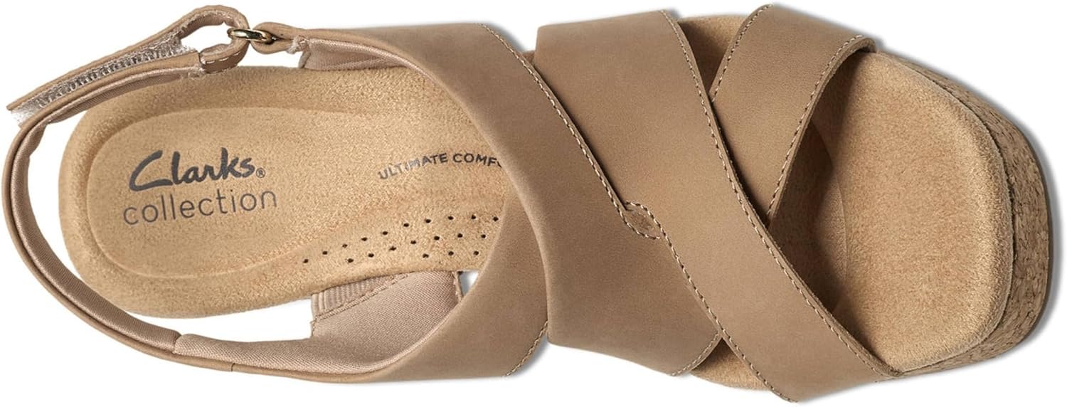 Clarks Women's Nerisa Grace Wedge Sandal