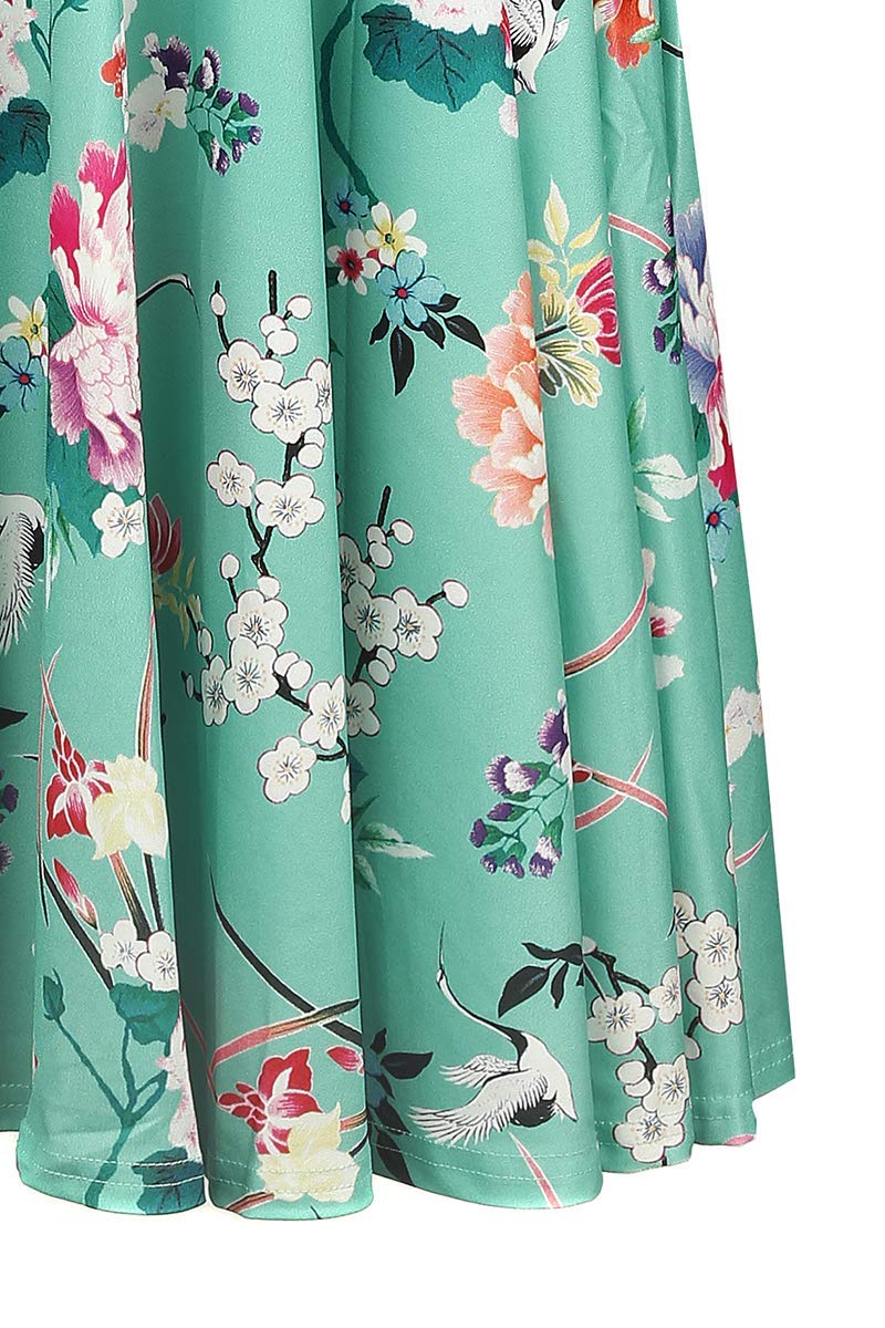 Hell Bunny Midori Dress Frauen Kurzes Kleid Mint