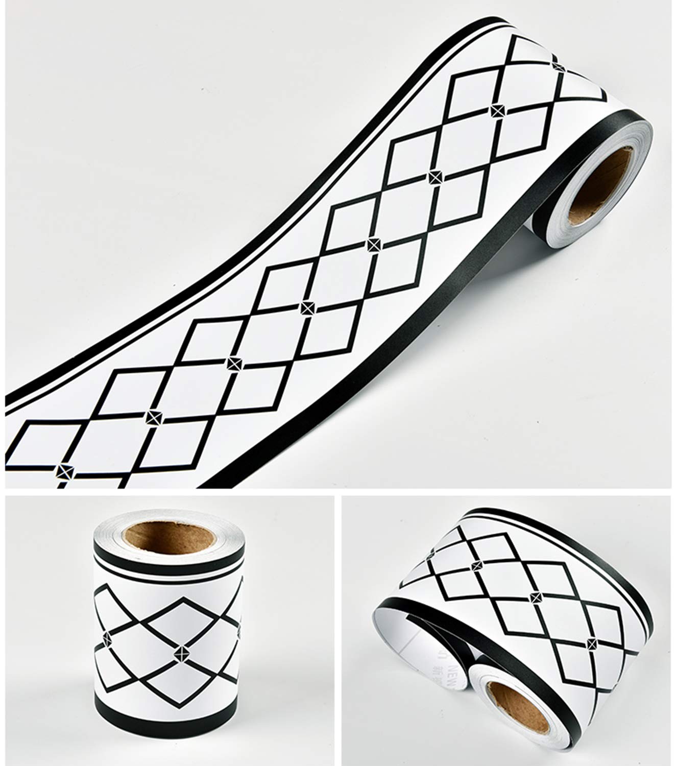 Buy Uoisaiko Geometric Wallpaper Borders Self Adhesive Wall Borders