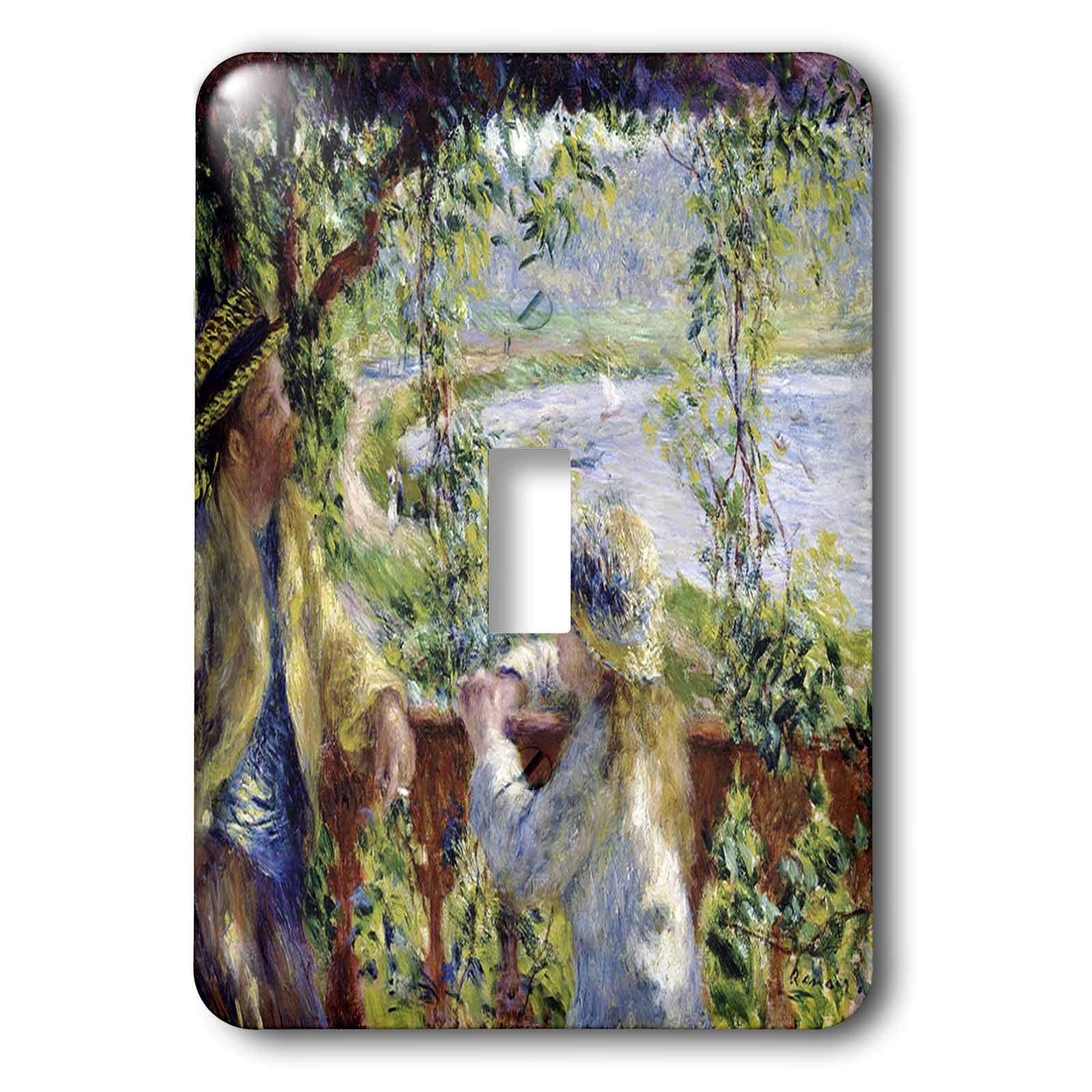 Interrupteur à baïonnette Renoirs Painting by The Water 3dRose LSP_49358_1 pour déco murale