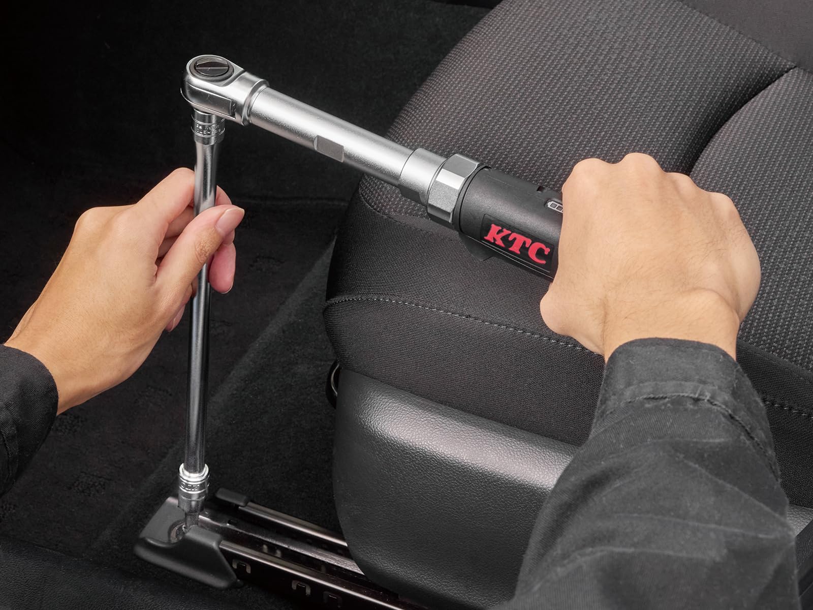 Amazon.co.jp: KTC（京都機械工具）/9.5sq.コードレスロングラチェット 