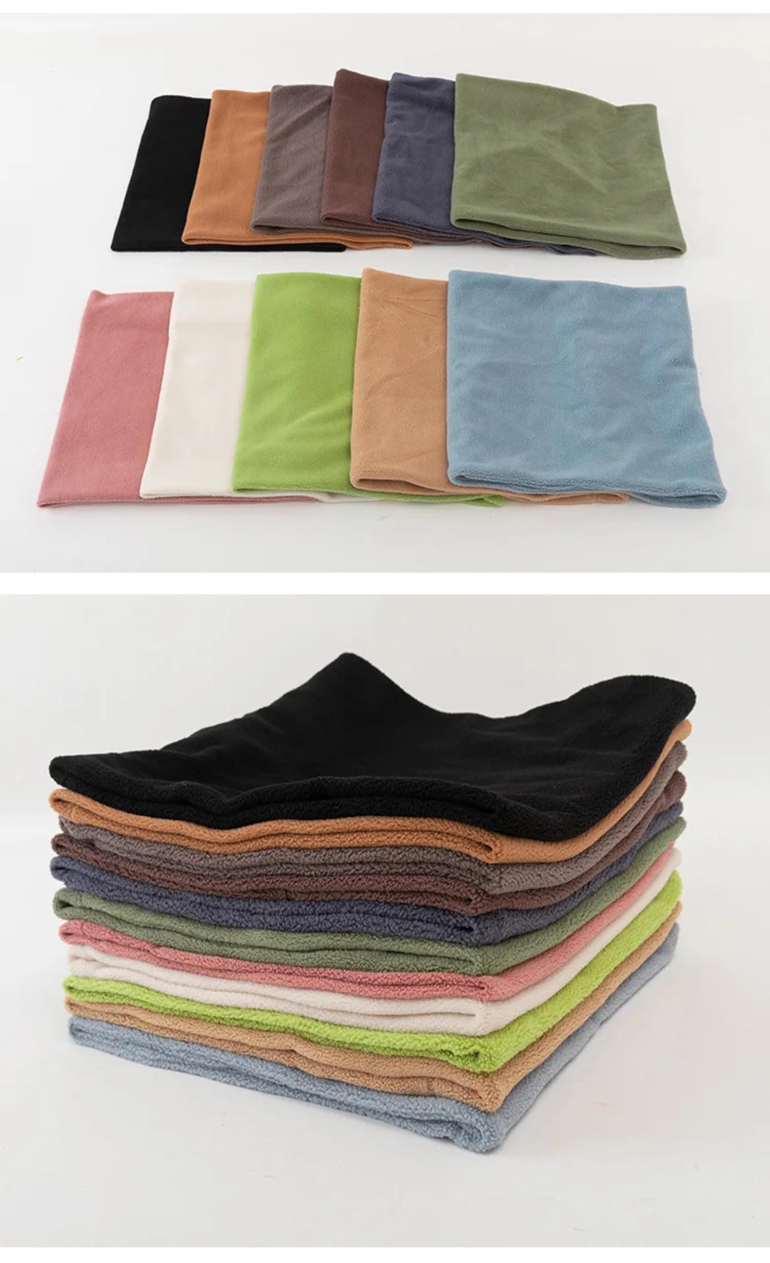 Bufanda Mujer Chal Abrigos Chales Polar Liso Unisex Bufanda Cálida De Punto Bandana Redecilla Chal