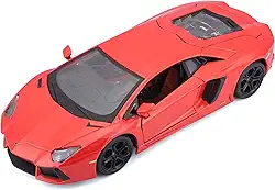 2011 Lamborghini Aventador 1/24 Maisto Vermelho