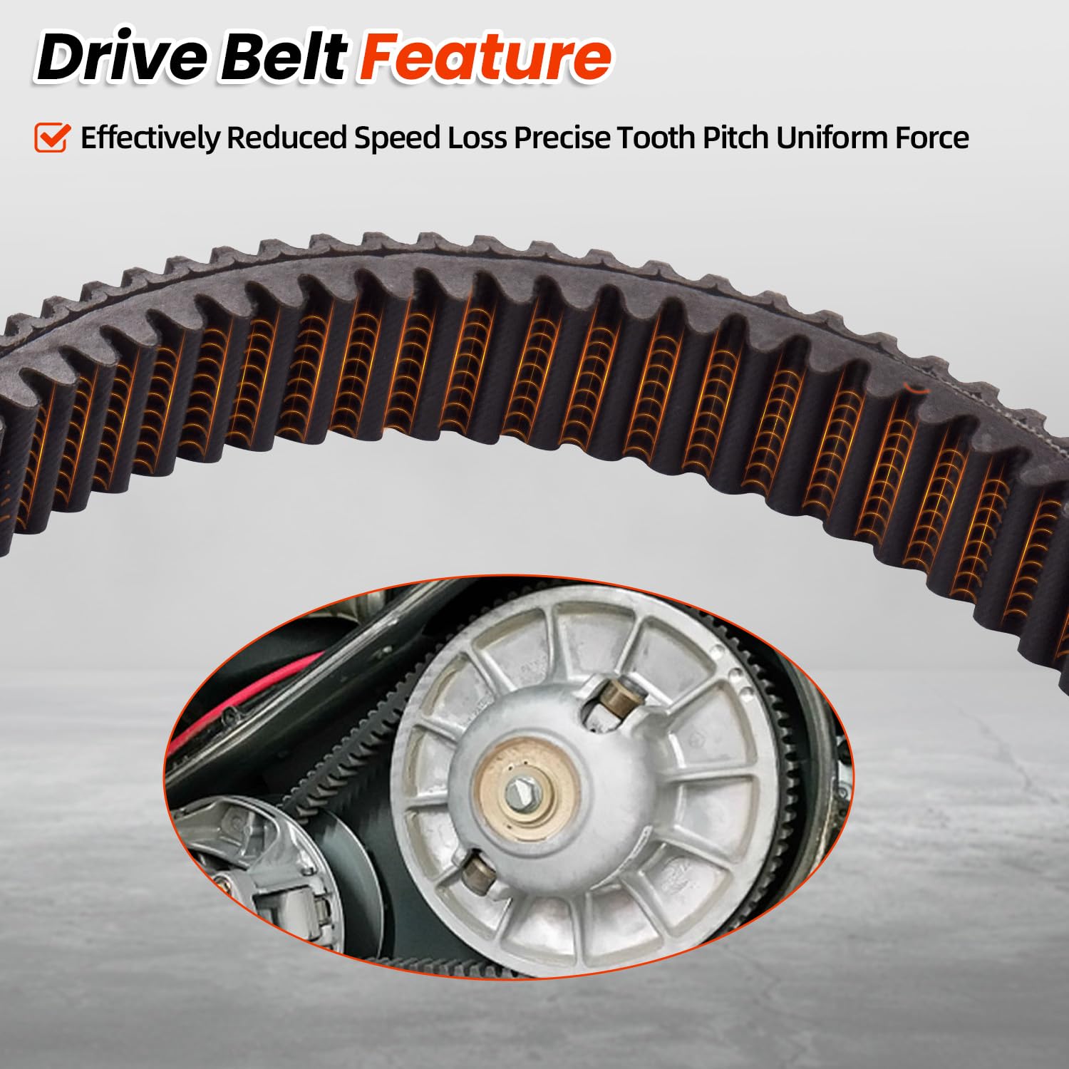3212331 Drive Belt Heavy Duty Compatible with Polaris Sportsman 1000 XP, 850 Sportsman, Scrambler S 1000 XP Models