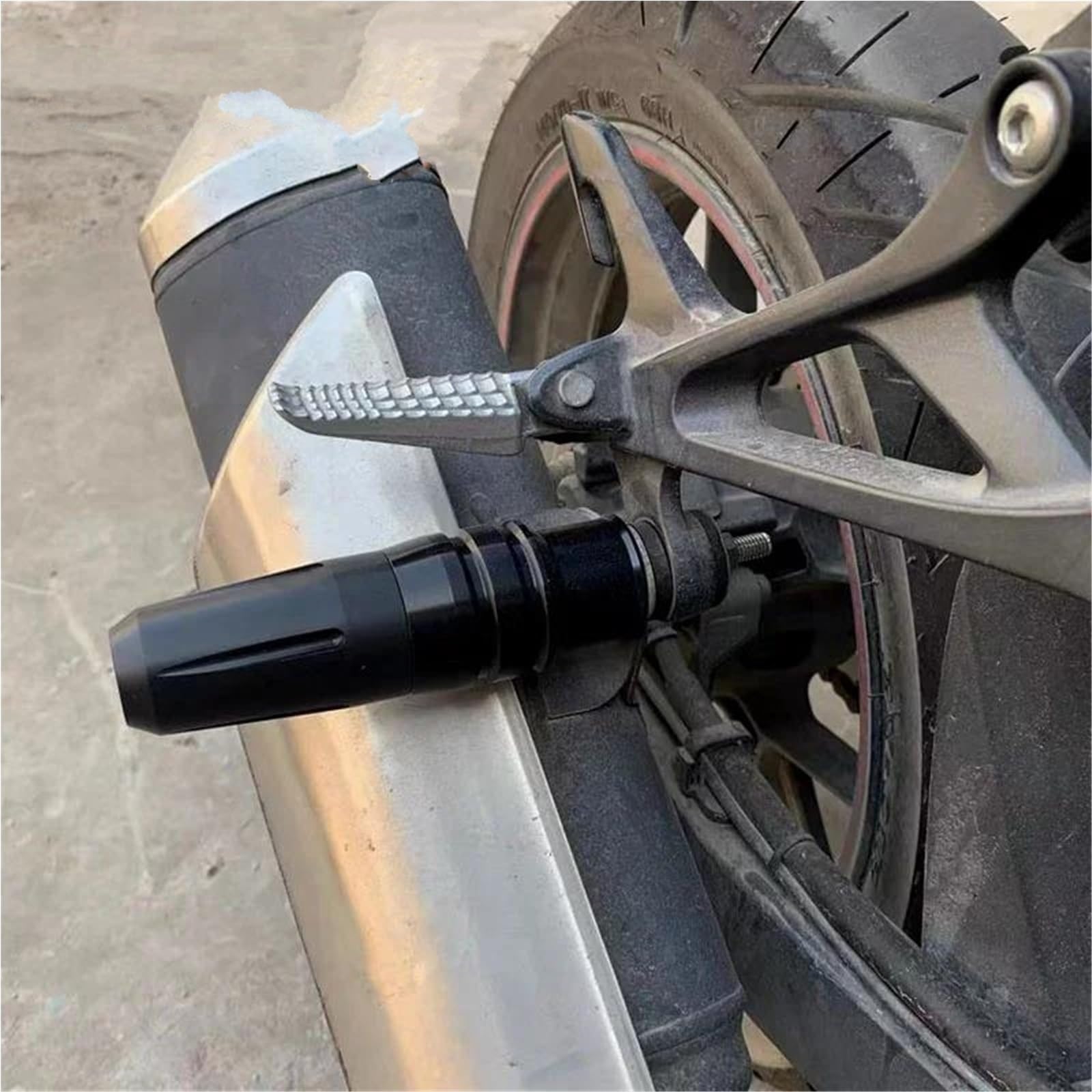 Zabezpieczenie przed upadkiem Suwaki Ramy Wydechu Motocykla Crash Pady Ochraniacze Przed Upadkiem Do SUZUKI GSX-S 750 1000 GSX-S750 GSX-S1000 GSXS Uaktualnij akcesoria(Titanium A)