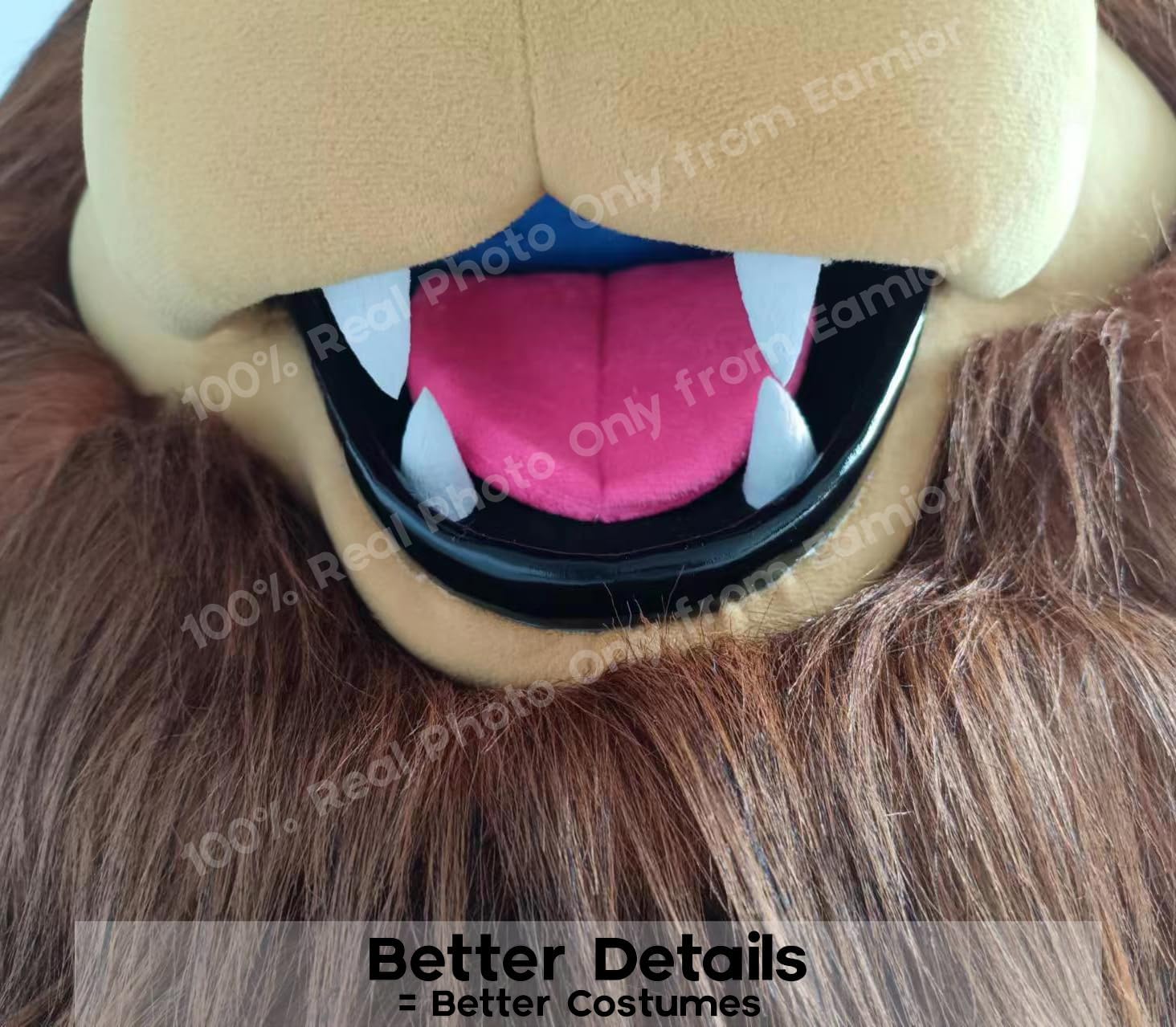 Vivid Happy Sports Lion Mascot Costume Adult Size for Men & Women with Built-in Fan Inside the Head