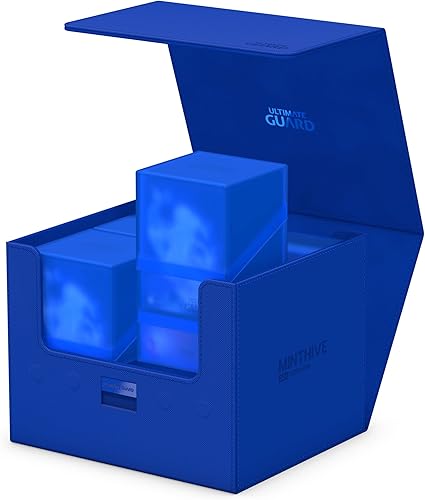 Miniatura 9 de Ultimate Guard Minthive - Funda magnética para 30 tarjetas magnéticas, almacenamiento perfecto para tarjetas graduadas, color azul, cierre seguro y