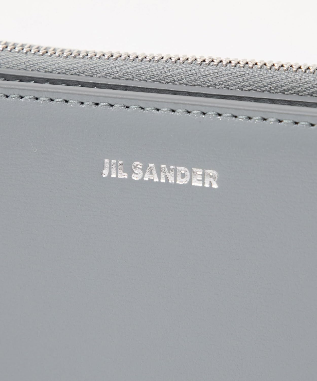 Jill Sander J10UI0003 P5354 MINI FRENCH WALLET TANGLE Women's Steel