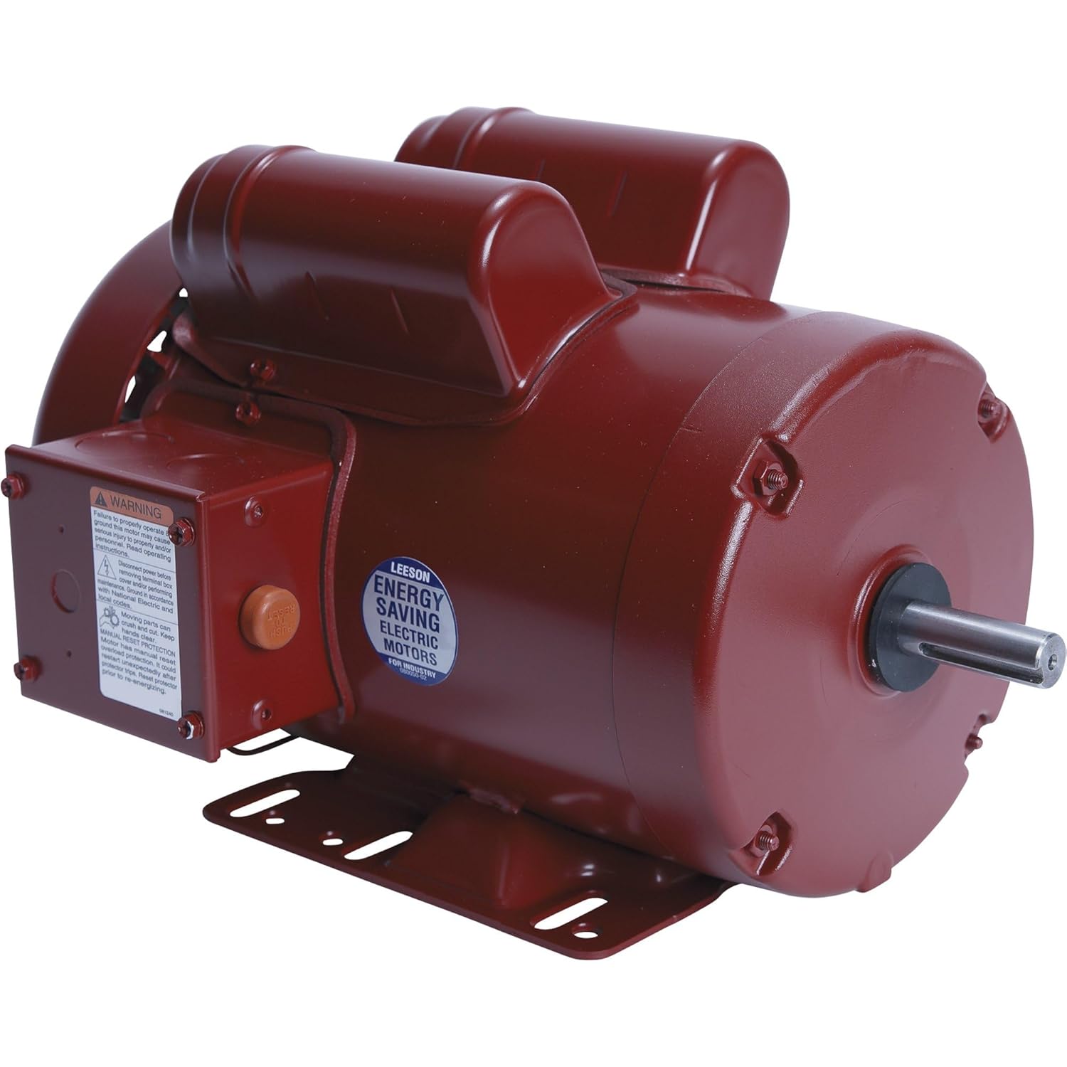 Leeson Farm-Duty Electric Motor - 1.5 HP, 1,725 RPM, 115/208-230 Volts, Single Phase, Model Number 110089.00