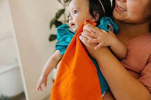 Miniatura 4 de Copper Pearl 6 toallas de baño ultra suaves para bebé, grandes, suaves, de 11 x 11 pulgadas