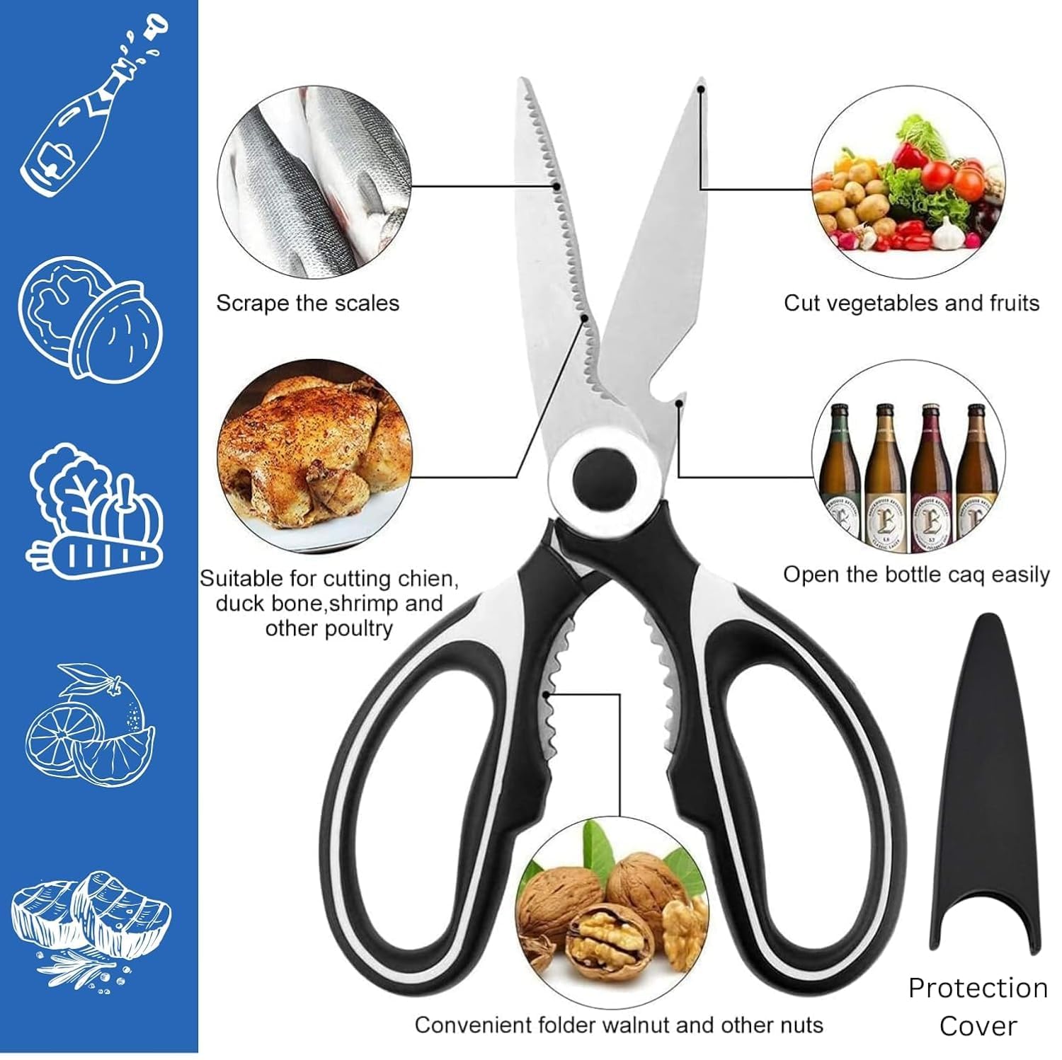 Fish Scale Remover Kit - Easy Fish Cleaning Tools -8
