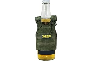 Patriotic Beer Vest with Built-in Bottle/Can Holder for Celebratory Libations
