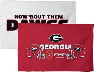 Northwest NCAA Georgia Bulldogs Fan Towel 2-Pack, 16" x 25", 2024 Waiver