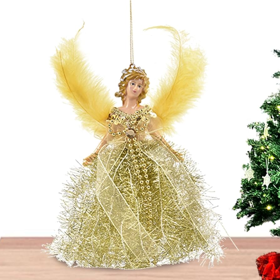Amazon.co.jp: クリスマス エンジェル ツリー トッパー