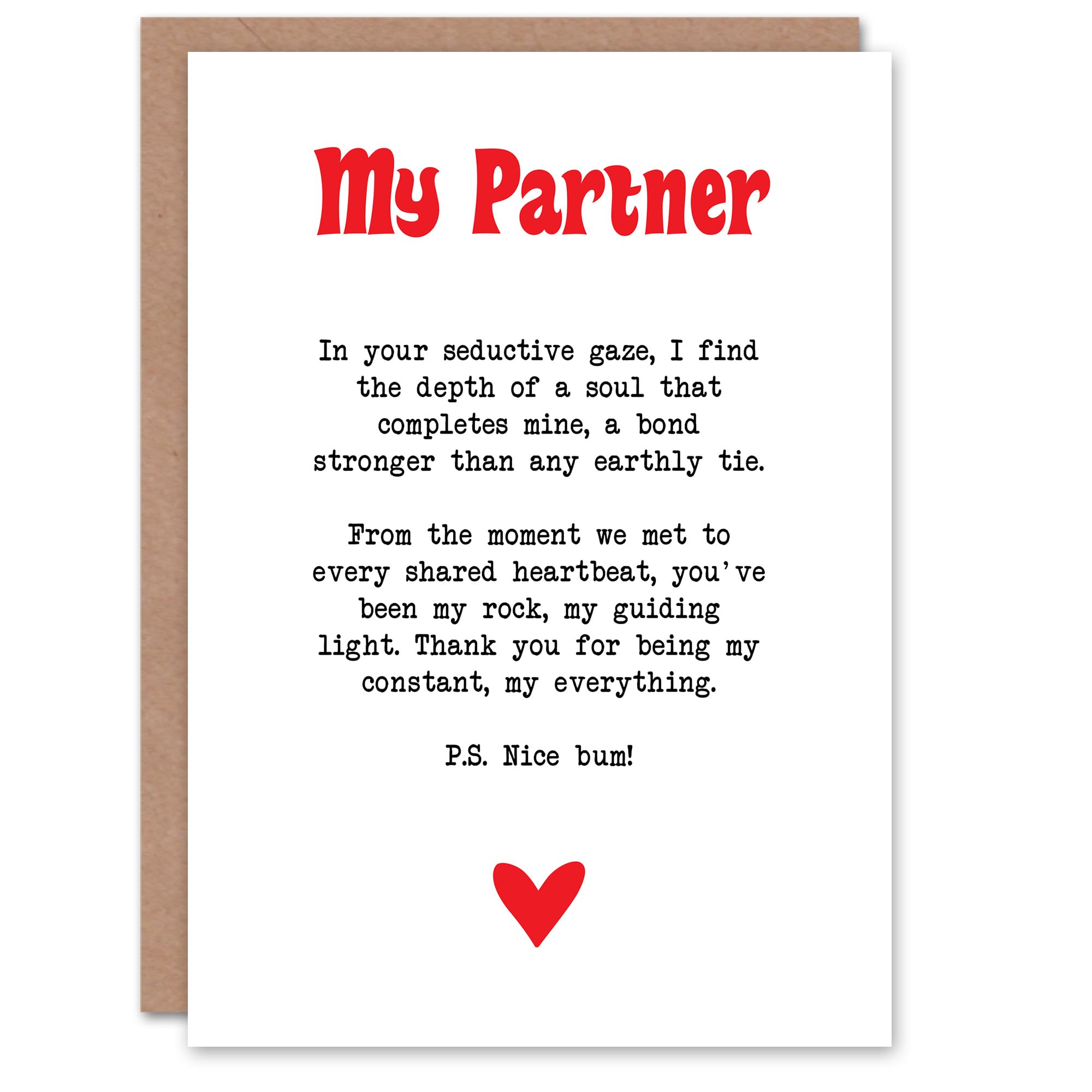 Greeting Card Love Poem My Everything Partner Romantic Poetry Anniversary