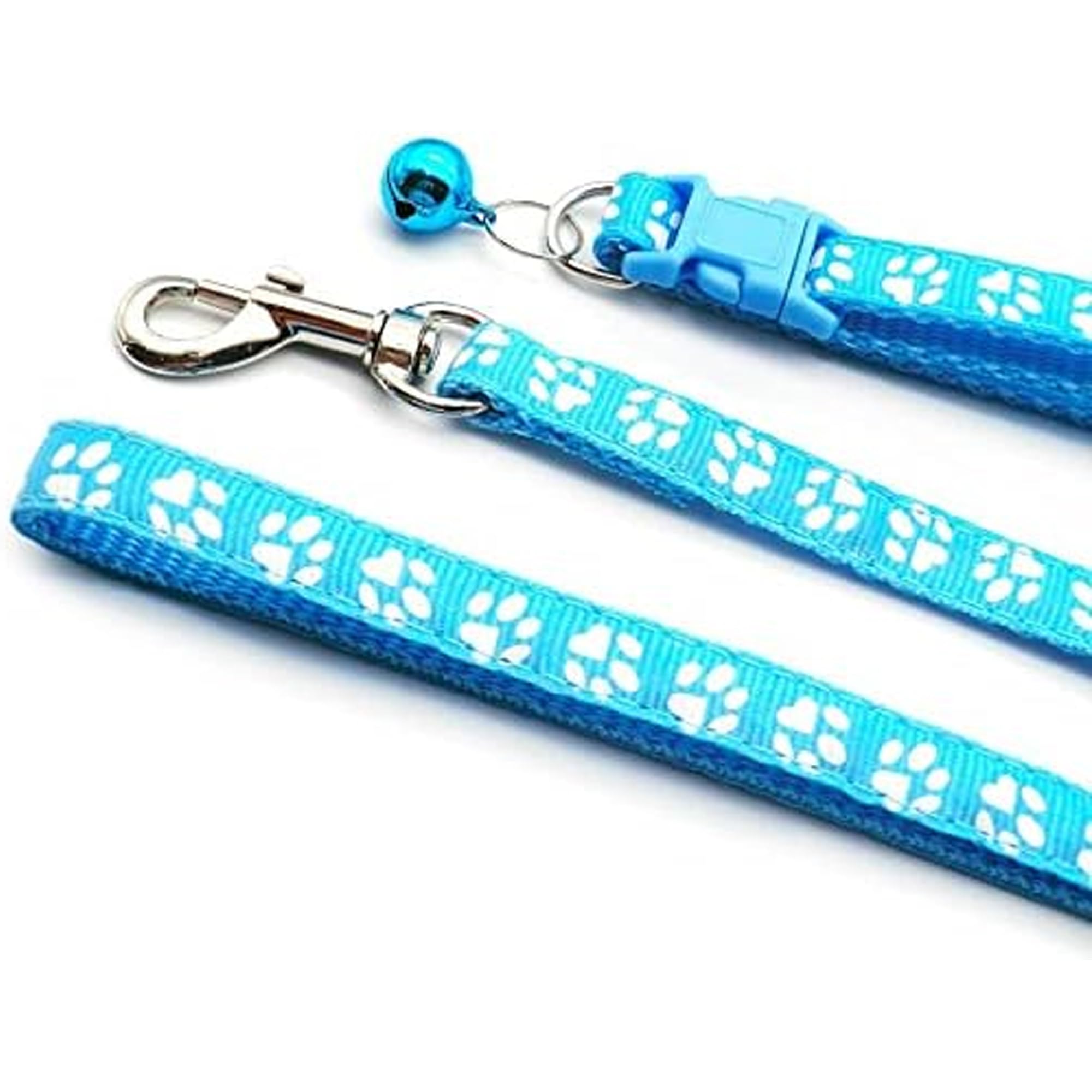 Foyscr Puppy Collar Set including Leash, Dog Collar and Leash, Adjustable Dog Collar, Soft Nylon Pet Collar for Puppy Cat - Image 4