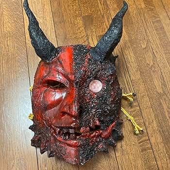 お面　めん頬　マスク　コスプレ　仮装　粘土　ハンドメイド Amazon | お面 めん頬 マスク コスプレ 仮装 粘土 | 粘土 通販