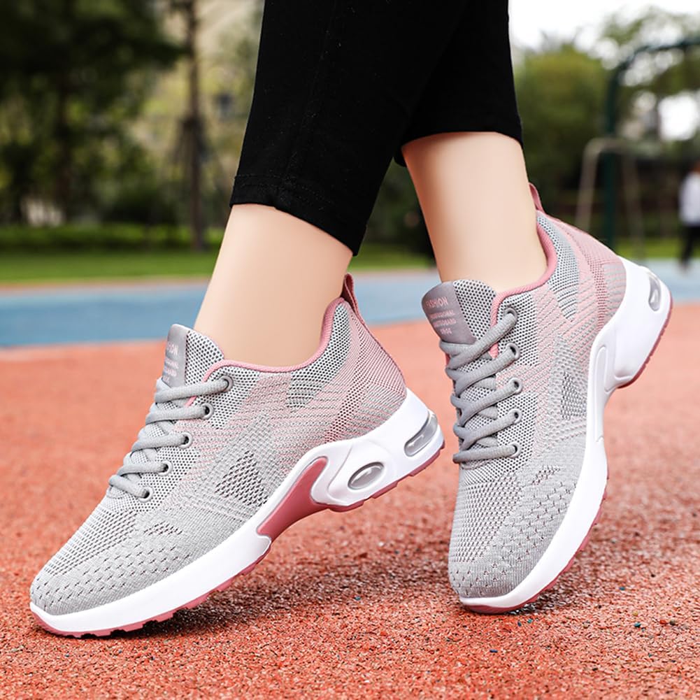 Padgene Womens Sneakers Air Cushion Running Shoes Lightweight Tennis Walking Shoes Mesh Breathable Gym Work Fashion Sneakers Athletic Comfortable Casual - Image 8