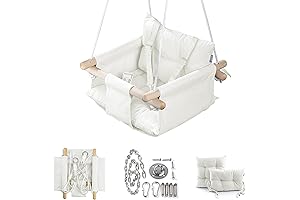 CaTeam Canvas Baby Swing - Best Swing for Baby