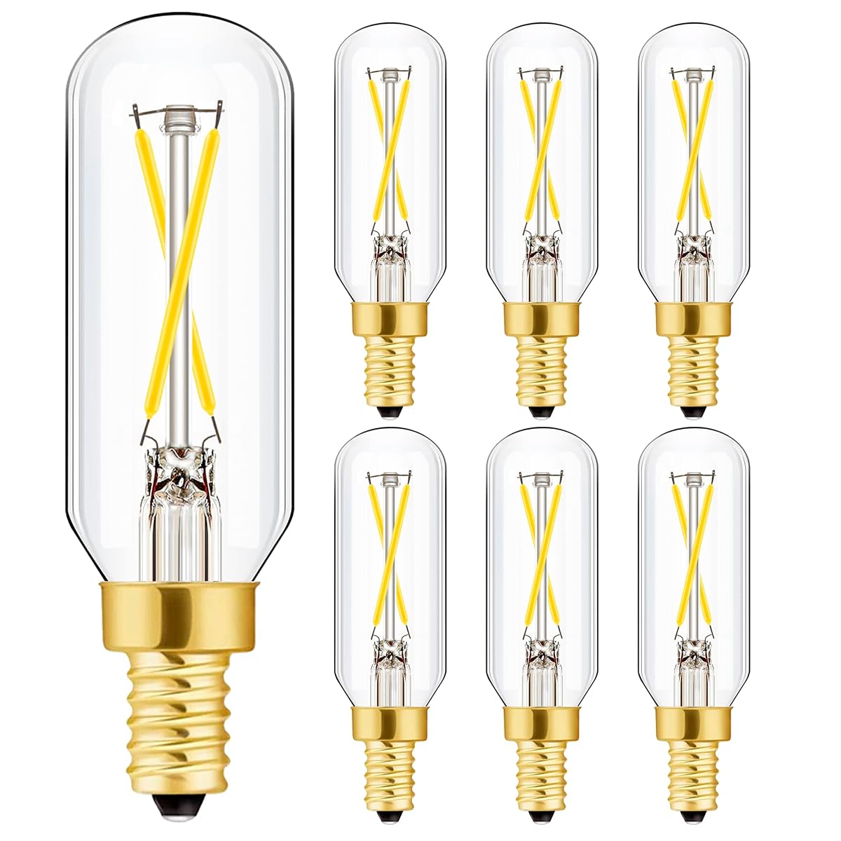 E12 Led Bulb Dimmable 2W Equal 25 Watt Light Bulb Daylight 4000K T6 T6.5 E12